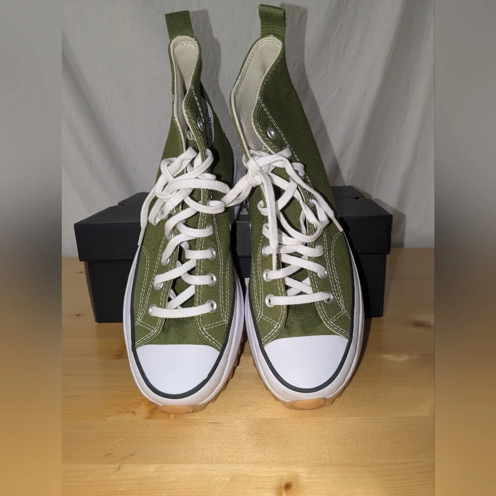 Converse Green High-Top Sneakers - Picture 5 of 7